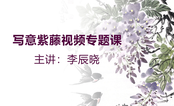 写意紫藤视频专题课